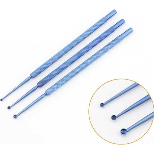 SML Size Titanium alloy Microscopic Instruments Ophthalmic Instruments Tarsal Gland Cysts Tweezers meyerhoefer chalazion curett