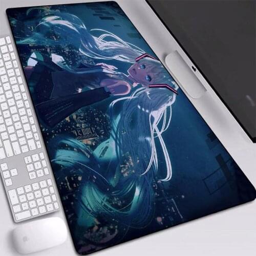 2020 New Anime Mouse Pad with Natural High-end Rubber Non-slip Anime Girl Keyboard Pad Large Mouse Pad Gaming Alfombilla Raton