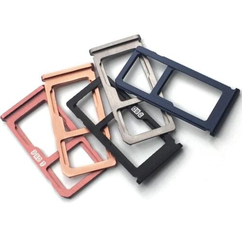 New For Nokia 8 N8 Micro SIM Card Tray Slot Holder Dual SIM Slot Dark Blue/Black/Pink/Rose Gold/Grey Replacement Parts