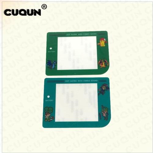 1PCS for Pika/Zeld Plastic Play It Loud Dark Protective Screen Lens for Gameboy Classic GB Lens Protector For GB plastic mirror
