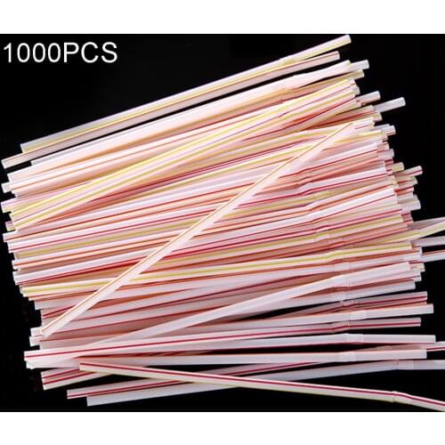 Plastic Straws Foldable Disposable Drinking metal Straw Striped Bendable Elbow Drinking Straw Birthday Bar Party Accessories