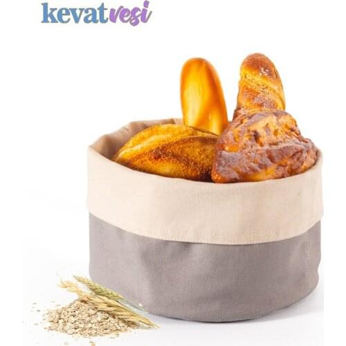 Practical Reusable Cotton Bread Bags Homemade French Baguette Packaging Bags Free Drawstring Kitchen Storage Cotton Bread Bag