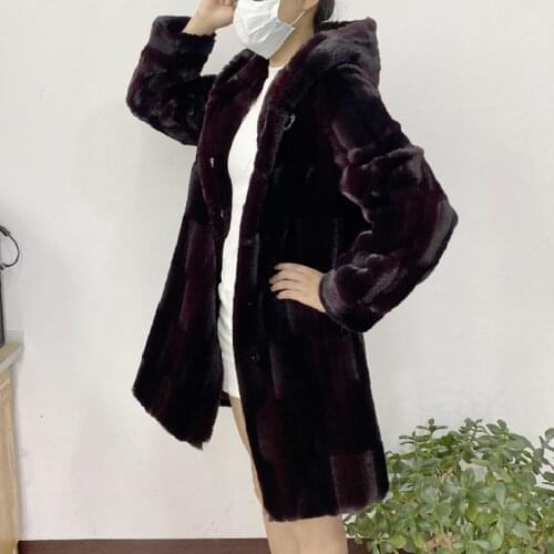 Qiunuanerxin Artificial Fur Coats
