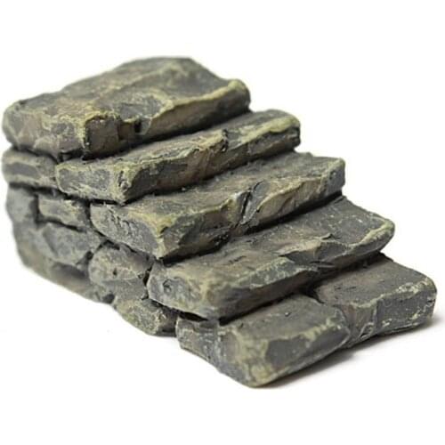 Gray Stone Step Path Stair Miniature Fairy Garden Home Houses Decoration Mini Craft Micro Landscaping Decor DIY Accessories