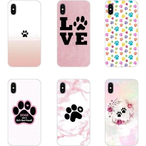 Silicone Shell Cases Dogs Are Girls Best friends Dog Paw For Samsung A10 A30 A40 A50 A60 A70 M30 Galaxy Note 2 3 4 5 8 9 10 PLUS