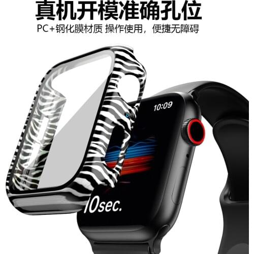 Glass+Cover For Apple Watch case 44mm 40mm 42mm 38mm iWatch case Accessorie bumper+Screen Protector Apple watch serie 3 4 5 6 SE