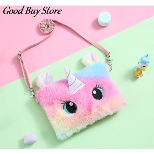 New Fashion Shoulder Bag Children Girls Cute Unicorn Messenger Bag Kids Animals Coin Purse Princess Mini Handbags Belts Pocket