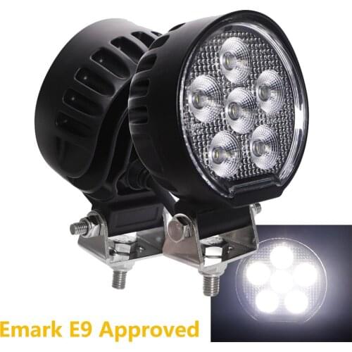 18w Led Work Light, Led Light Pods, Flood Beam Round Lights Off-Road Lights for Trucks Off-Road Vehicle ATV SUV UTV 4WD Boat