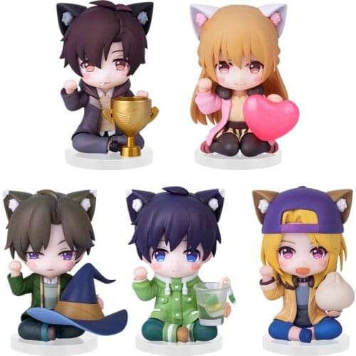 The Kings Avatar Ye Xiu Su Mucheng Cat Ear Series Q Version Figure Model Pvc Model Cartoon Toys Anime Toy Gift Desktop Ornaments