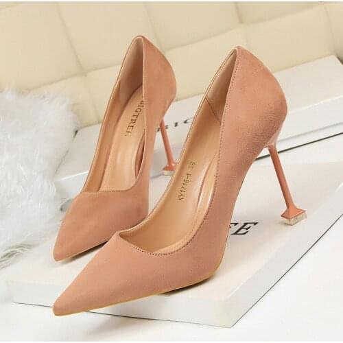 New Shoes Pointed toe Sexy Fashion Women Pumps Elegant Pumps Outdoors Office Beautiful Ladies Shoes Women Pumps Thin Heel