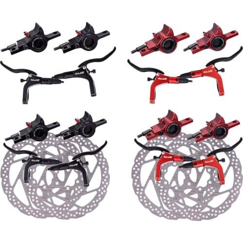 Bike Hydraulic Disc Brake Set Front & Rear CNC Lightweight Upgrade Kit