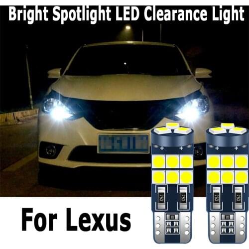 2pcs Car LED Clearance Light W5W T10 Bulb Lamp For Lexus is250 rx330 rx300 gs300 gx470 LX470 LS430 IS350 ES350 GS350 RX350 LS460