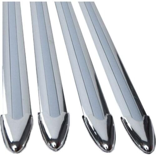 4 Pcs Auto Car Body Bumper Guard Protector Sticker Anti-rub Bar Strip Car Bumper Strips
