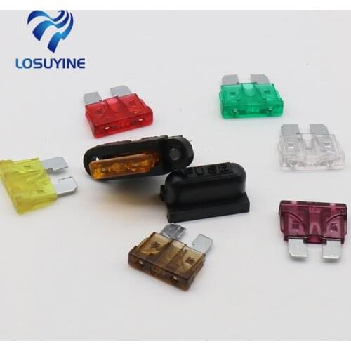 5pcs plug-in auto Fuse Holder + 5pcs auto fuse