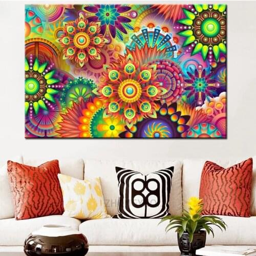 Full Drill 5D DIY Diamond Painting Art Abstract Flower Embroidery Mosaic Cross Stitch Handicraft Hobby Gift Full Set