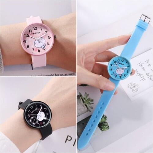 Fashion Ladies Watch Women Cute Rabbit Casual Leather Waterproof Analog Quartz Wrist Watches Quartz Clock Gifts Relogio Feminino