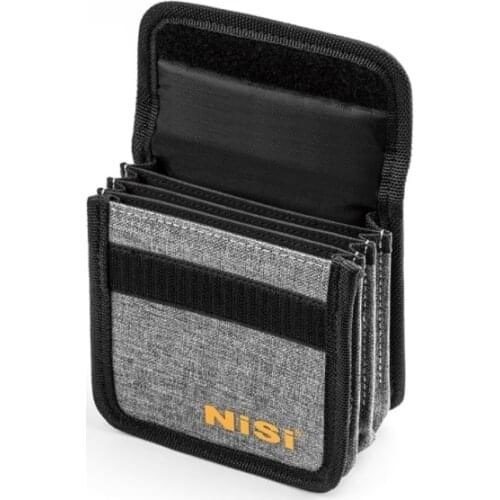 Camera Lens Filter pouch bag - Holds 4 Round Filters up to 95mm - circular filters storage box - can be attached to a tripod