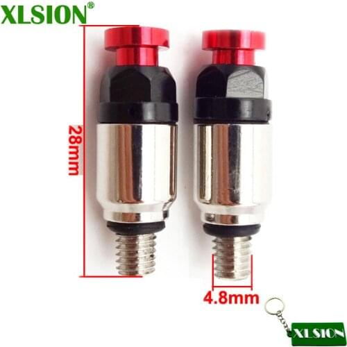 XLSION M5x0.8mm Front Fork Air Bleeder Valves For CRF 450 450R 450X 250 250X 250R Motocross Dirt Bike