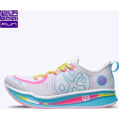 BMAI 42KM Marathon Running Shoes Men Profession White Sneakers Woman Luxury Designer Shoes for Women Trainers Sport Mens Shoes