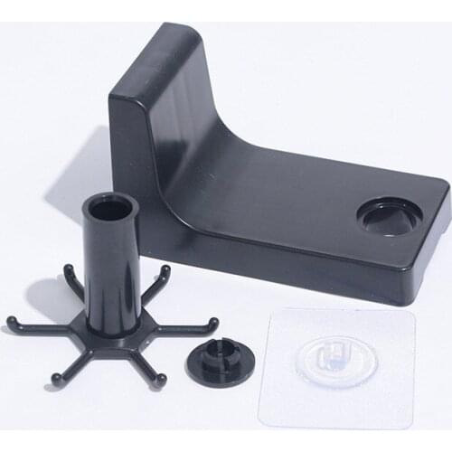 Kitchen Shelf Wall Mounted Multifunctional Punch Free Tableware Shovel Bathroom Hook Toilet Plastic Storage Rack