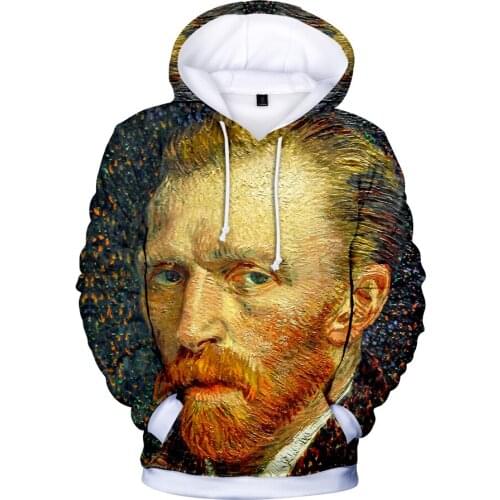 Creative Hot Sale 3D Hoodies Sweatshirts Van Gogh Men/Women Classic Autumn Spring Hoodie 3D Van Gogh Boys/girls Clothes top