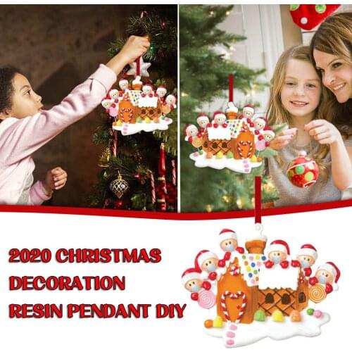 Resin Mask 2021 Christmas Holiday Decoration Souvenir kerst decoratie home decoration accessories modern Украшения