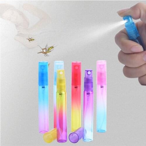 8ml Mini Glass Spray Bottles Essential Oil Clear Plastic Perfume Atomizer Refillable Pump Bottle Travel Lotion Makeup Empty Tool