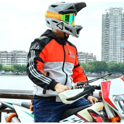 New Arrival Off Road Enduro softshell Windproof Jacket with Hoodie Leisure Jacket