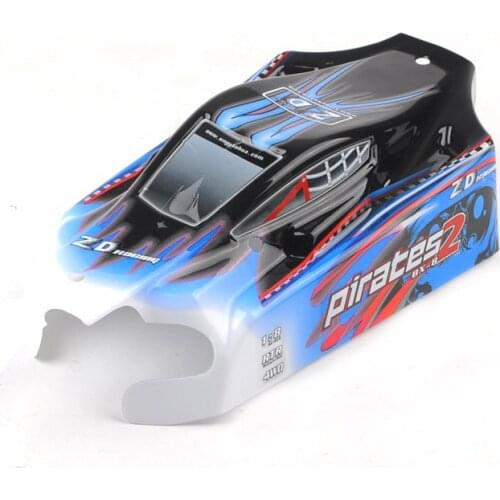 Zd racing 9072 08425-v2 body car shell PVC car shell 1: 8 off-road car shell blue green 8863