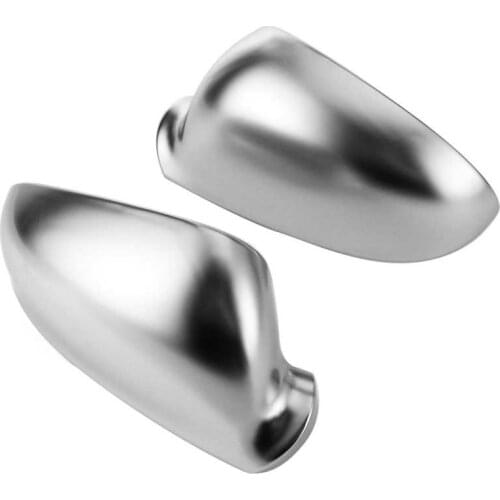 Pair Rearview Wing Mirror Cover Shell Protective Housing Matte Chrome-Plating Fit for MK5/Variant MK5 Car Accessories