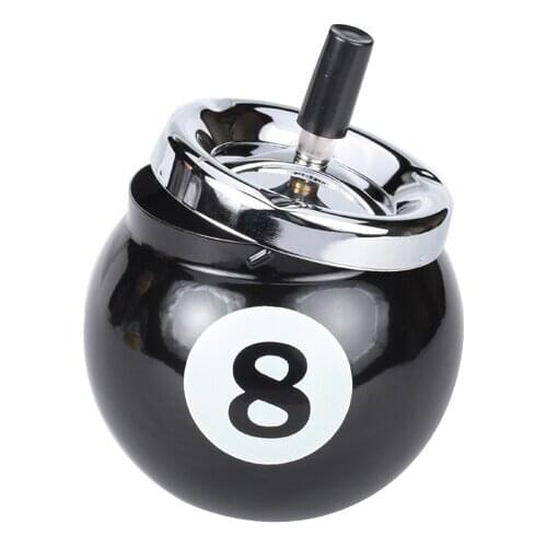 Ashtray Tournament Billiards Billiard No.8 Ashtray Ashtray Man Gfit Metal