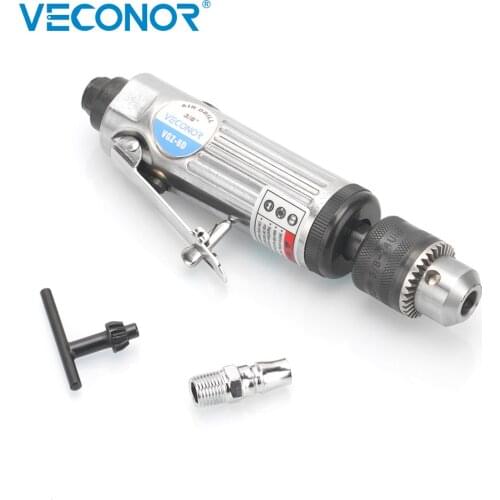 Veconor 3/8" Pneumatic Air Drill Power Tool Heavy Duty Air Auto Repair Hand Tools For Car Air Inlet 1/4"
