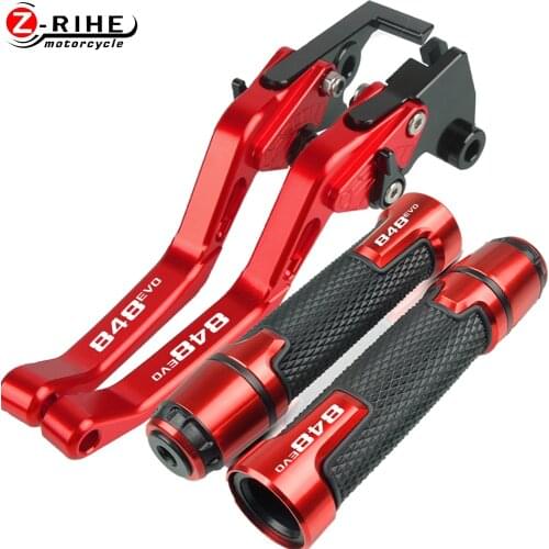 For DUCATI 848 EVO 848EVO 2007-2013 2008 2009 2010 2011 2012 Motorcycle Accessories Brake Clutch Levers And Handle Grips Parts