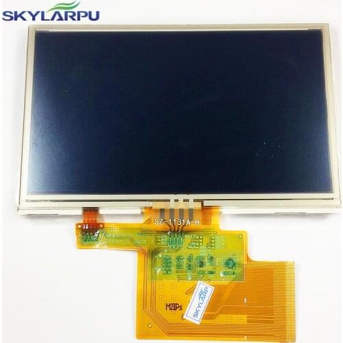 Skylarpu 5" inch LMS500HF12 GPS LCD display screen with touch screen digitizer panel free shipping