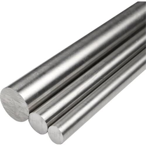 304 Stainless Steel Rod Bar 5mm 6mm 7mm 8mm 10mm 12mm 15mm Linear Shaft Metric Round Bar Rods Ground Stock 100mm CNC service