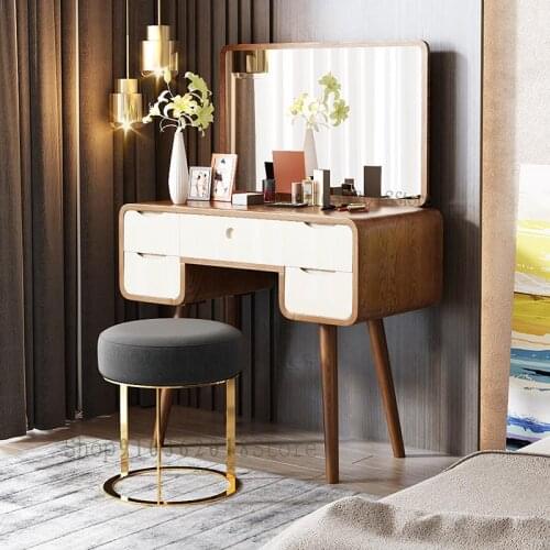 Makeup Stool Nordic Light Luxury Small Apartment Dressing Table Stool Stainless Steel Modern Simple Girl European Dressing Table