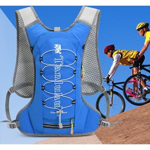 12L Bicycle Bike Bag Ultralight Breathable Portable Cycling Hydration Bag Reflective Waterproof Sports Climbing Pouch Backpack