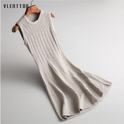 Модные вязаные платья VLENTTON China At AliExpress