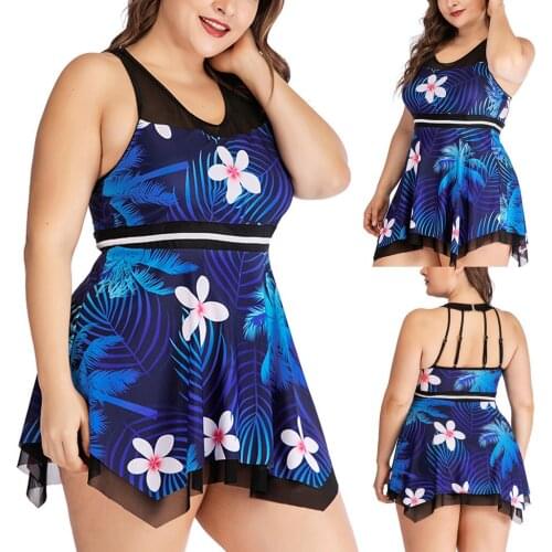 Sagace summer womens conservative mesh stitching leaf print split swimsuit Beach Spa style Brazilian push up swimsuit BIKINI