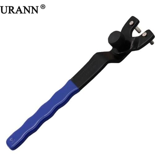 URANN 1PCS Angle Grinder Wrench Plastic Handle Pin Wrench Spanner Home Wrenches Hubs Arbor Repair Tool