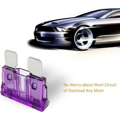 100Pcs Mini Car Fuses 1.5A 2A 3A 5A 7.5A 10A 20A 25A 30A 35A Amp With Box Clip Assortment Auto Blade Type Fuse Set For Car Truck