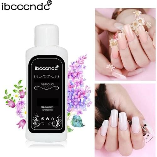 45ml Slip Solution for Nail Extension Poly Acrylic Buider Nail Liquid Nail Art Poly Nail Gel UV Nail Acrylic Gel Liquid TSLM1