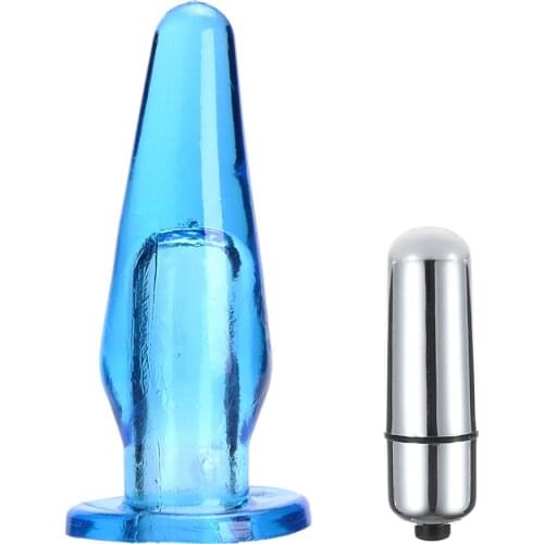 Beginner Anal Vibrator Anal Butt Plug Vibrator Sex Toys Prostate Massager Butt Plug Men Women Sex Adult Toys