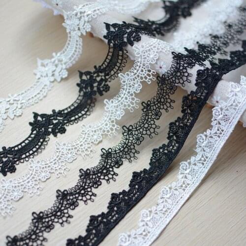 Black-and-white 3 exquisite water-soluble lace decoration diy formal dress the bride necklace lace decoration accessories