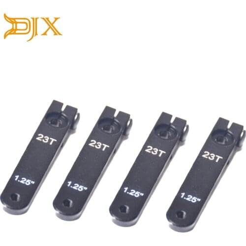 DJX 5PCS 1PCS 23T 1.25"Aluminum Servo Arm Horn Torque for Futaba HSP RC Car Truck Buggy