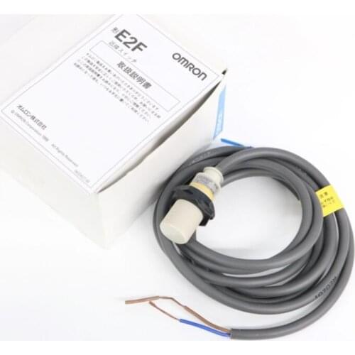 E2F cylindrical resin housing proximity sensor E2F-X5Y1 2M BY OMS E2F 9129R