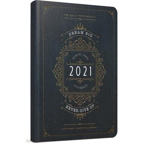 Envy Maxima Diary 2021 Daily Organizer Navy Blue