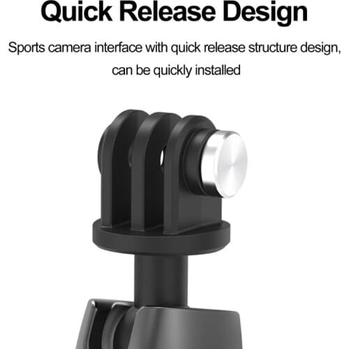 Action Camera Mount Holder Suction Cup Car Phone Holder 360° Adjustable Standard 1/4 Adapter