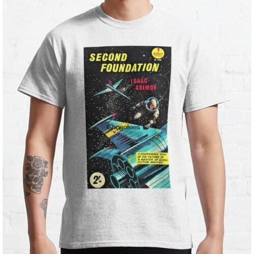 Men Tshirt Second Foundation Isaac Asimov Women t shirt