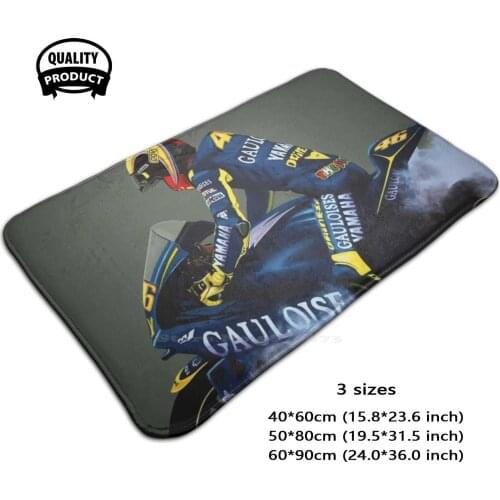 Soft Foot Pad Room Goods Rug Carpet Sport Sports On The Motorcycle Racer Motorcyling Motorraces Grand Prix No 4 6 Motor Racer